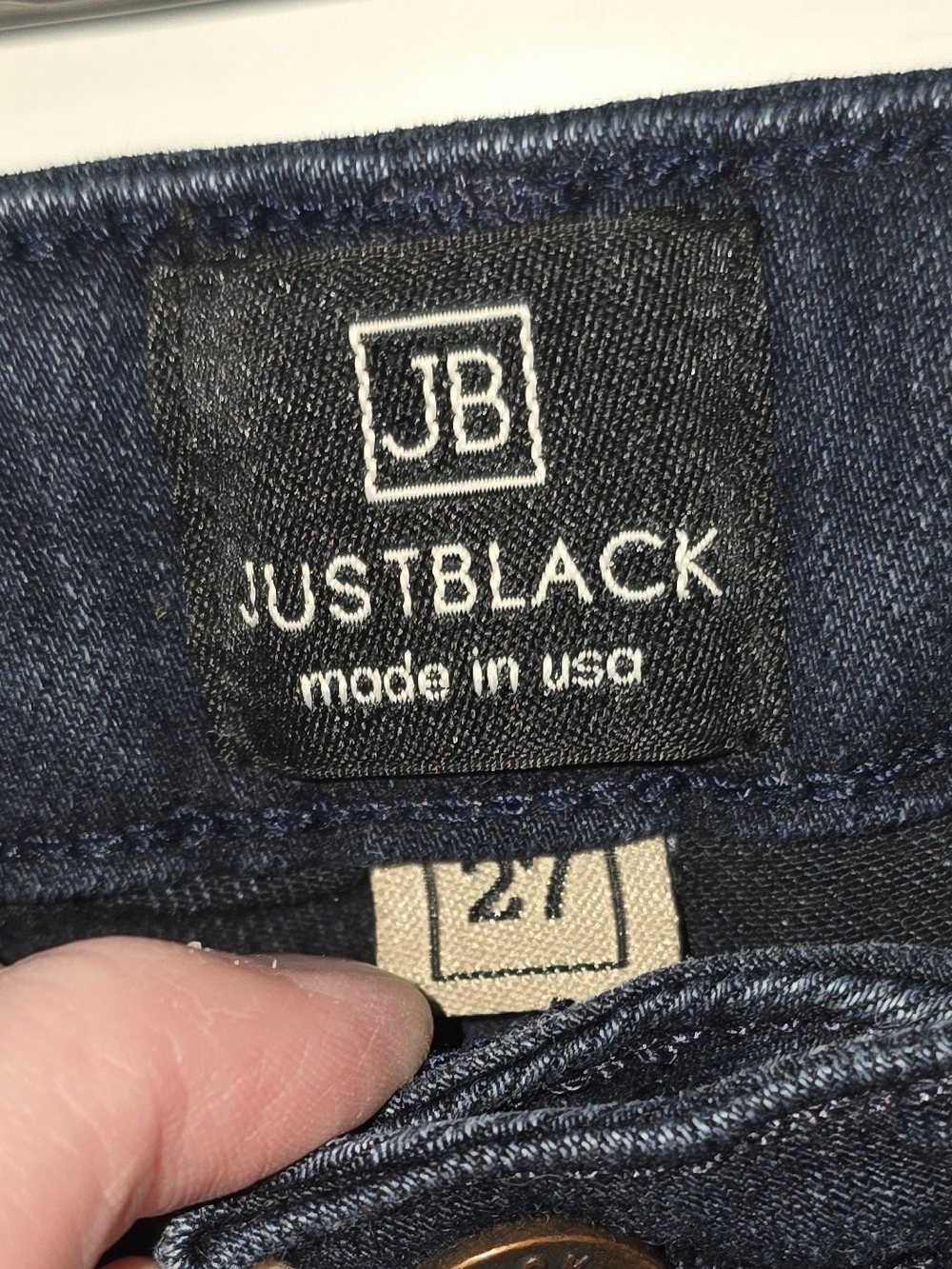 Just Black Women's Deep Indigo Skinny Jeans Size 27